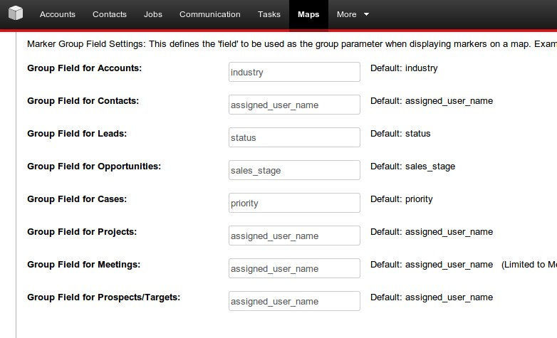 Google Maps Configuration for SugarCRM (Video)