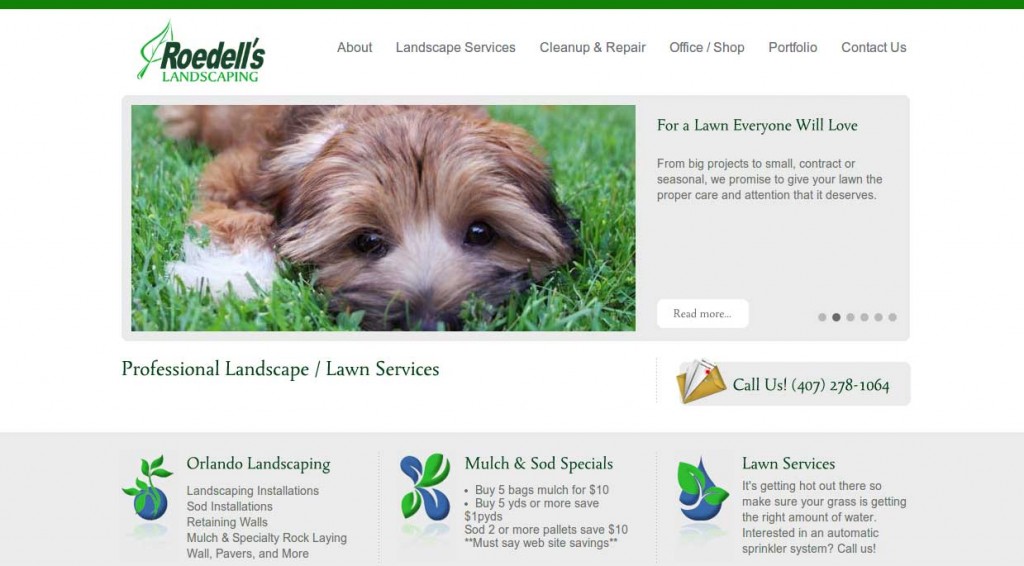 Roedell’s Landscaping – WordPress